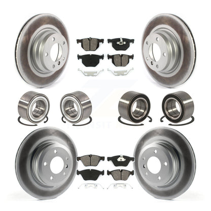 Kit de rotor et de plaquettes de frein à disque revêtus de roulement avant et arrière (10 pièces) pour BMW 330x 2006