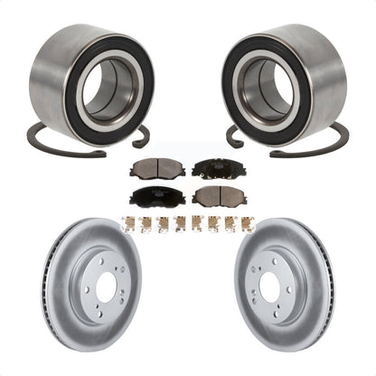 Kit de plaquettes de Rotor de frein à disque enduit de roulement de roue avant pour Honda Insigh 2019 – 2022