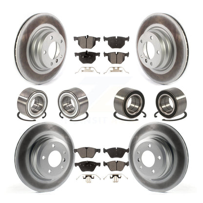 Kit de rotor et de plaquettes de frein à disque revêtus de roulement avant et arrière (10 pièces) pour BMW 330x 2006
