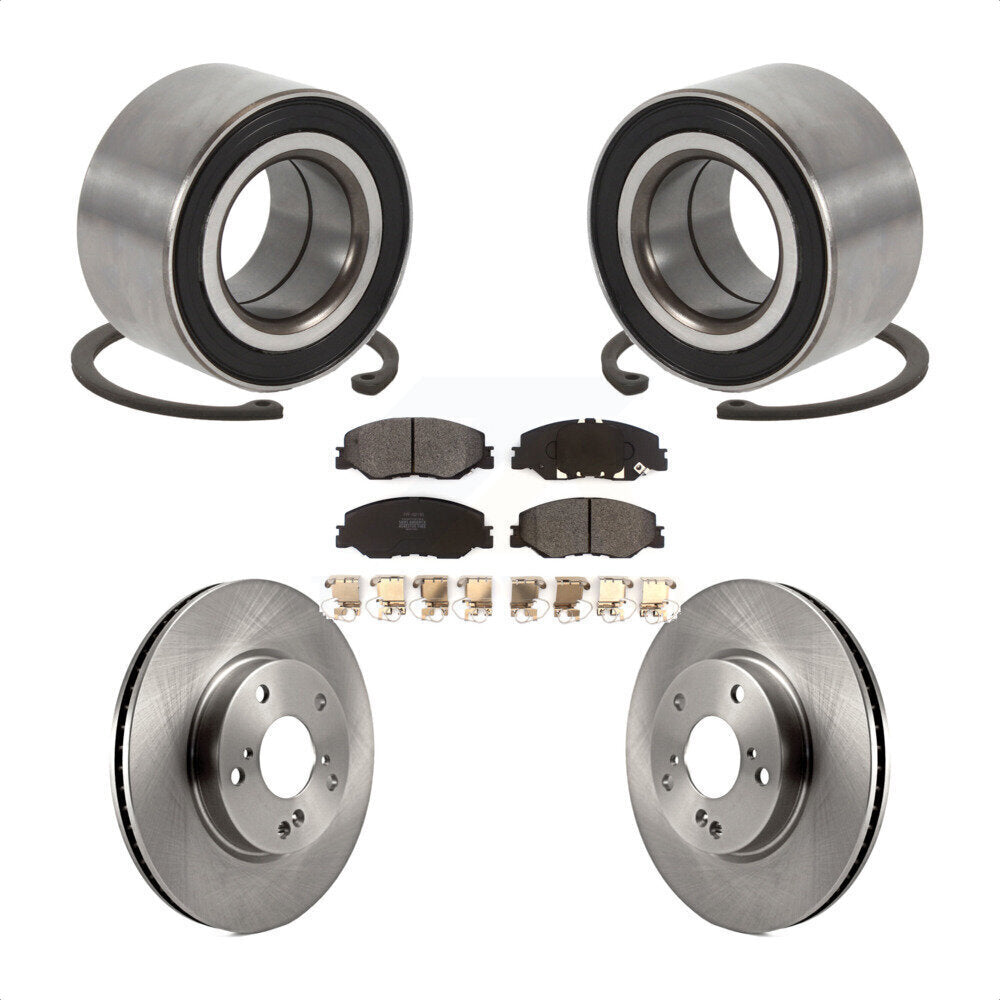 Kit de rotors et plaquettes de frein à disque de roulement de roue avant pour Honda Insight 2019 – 2022