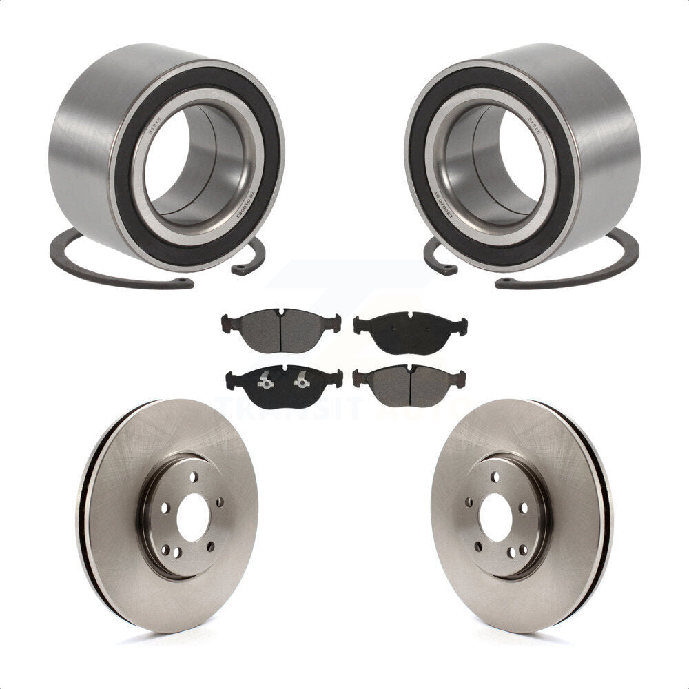 Kit de Rotor et de plaquettes de frein de roulement de roue avant, pour Mercedes-Benz E500 4Matic avec AW
