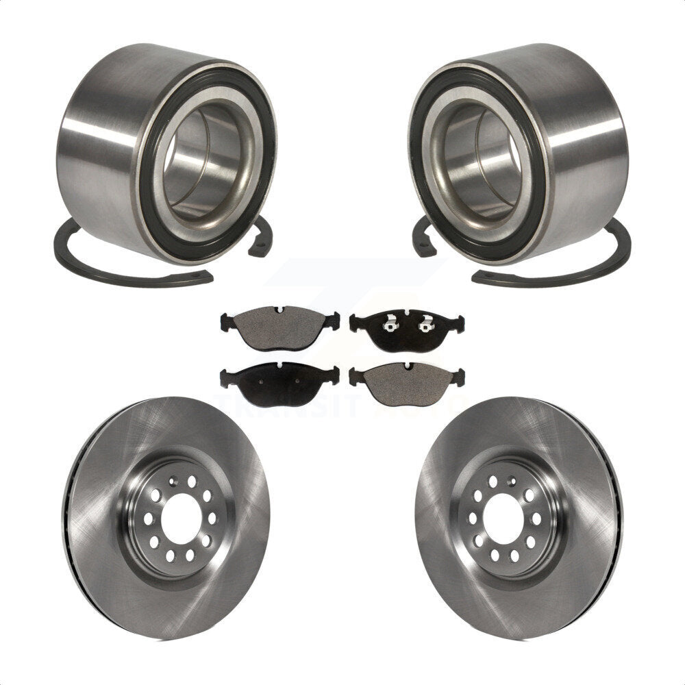 Kit de rotors et plaquettes de frein à disque de roulement de roue avant pour Audi TT Quattro 2006 3.2