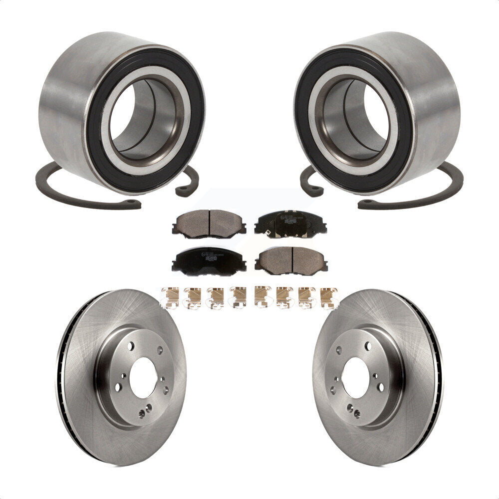 Kit de rotors et plaquettes de frein à disque de roulement de roue avant pour Honda Insight 2019 – 2022