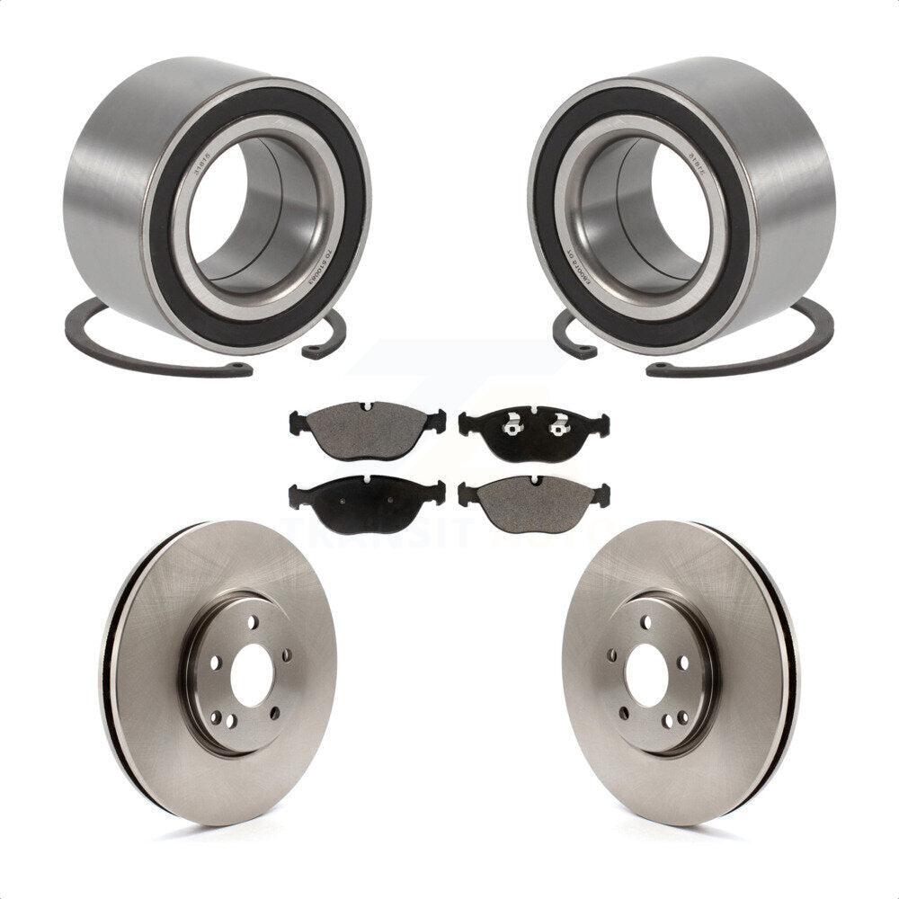 Kit de Rotor et de plaquettes de frein de roulement de roue avant, pour Mercedes-Benz E500 4Matic avec AW