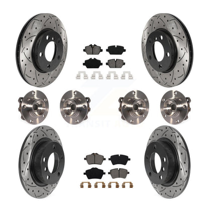 Kit de plaquettes de Rotor de frein enduit de roulement de moyeu avant et arrière, pour Mini Cooper Countryman AW