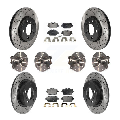 Kit de plaquettes de Rotor de frein enduit de roulement de moyeu avant et arrière, pour Mini Cooper Countryman AW