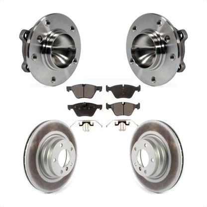 Ensemble de roulement de moyeu avant, Rotor de frein à disque revêtu et Kit de plaquettes pour BMW 330 2006