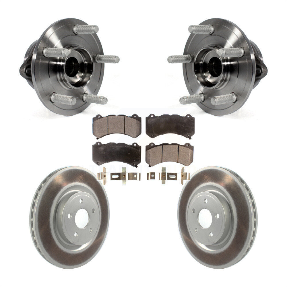 Kit de plaquettes de Rotor de frein, manteau de roulement de moyeu avant, pour Jeep Grand Cherokee Dodge Durang