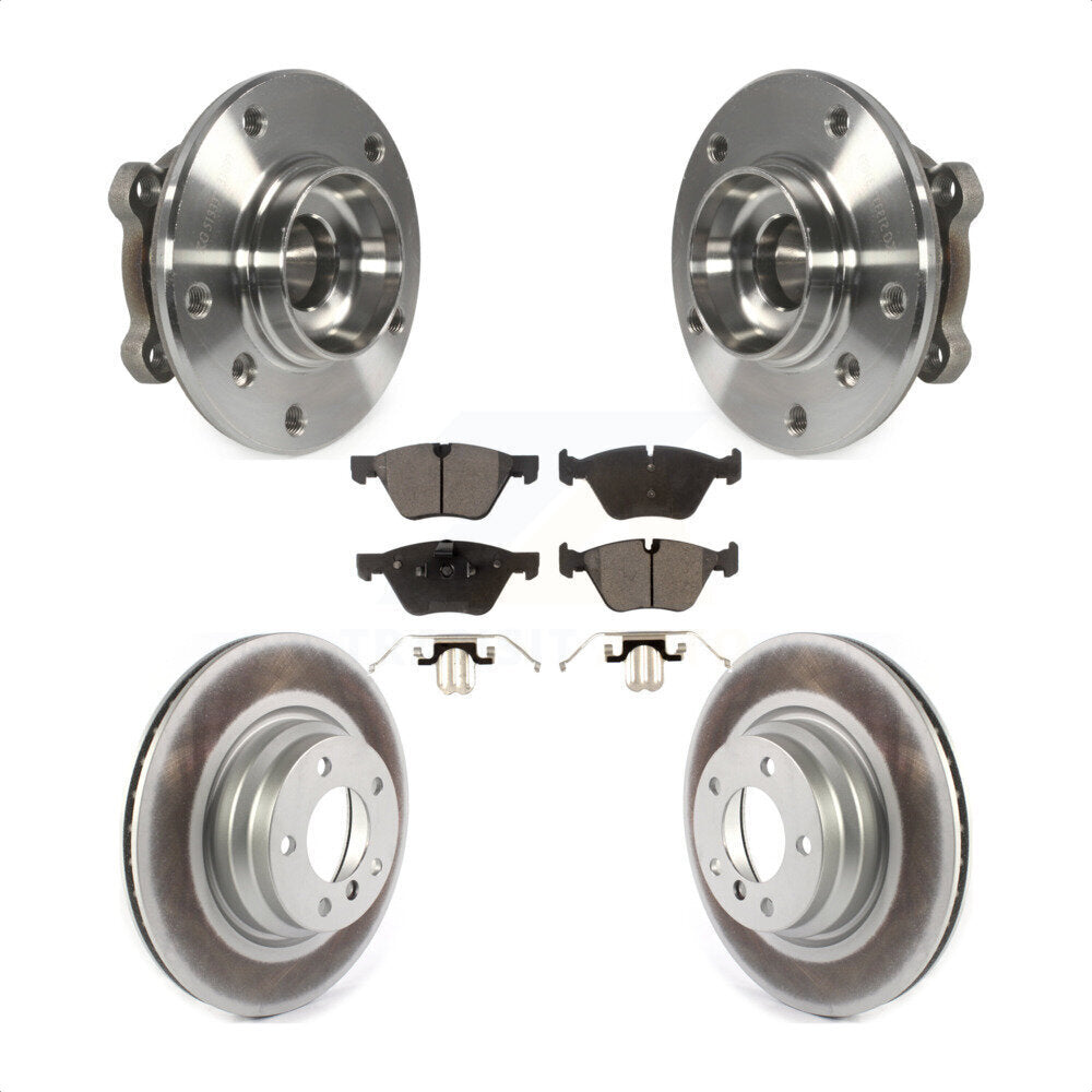 Kit de plaquettes de Rotor de frein revêtues de roulement de moyeu avant, pour BMW X1 xDrive28i 2012 avec AW