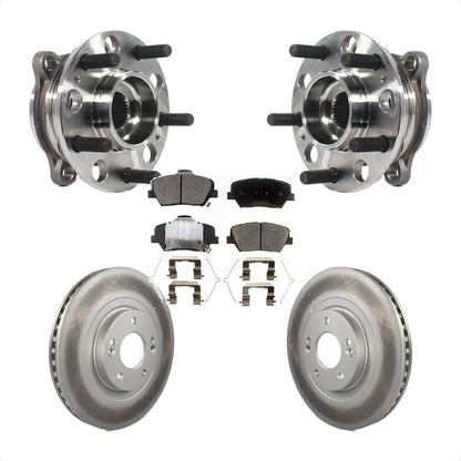 Kit de Rotor et plaquettes de frein revêtus de roulement de moyeu avant, pour Kia Sorento Hyundai Santa F