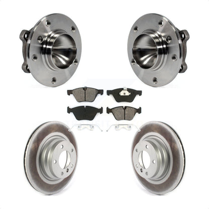 Ensemble de roulement de moyeu avant, Rotor de frein à disque revêtu et Kit de plaquettes pour BMW 330 2006