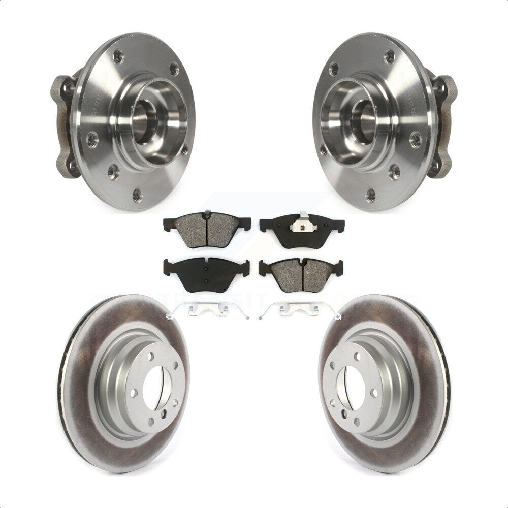 Kit de plaquettes de Rotor de frein revêtues de roulement de moyeu avant, pour BMW X1 xDrive28i 2012 avec AW