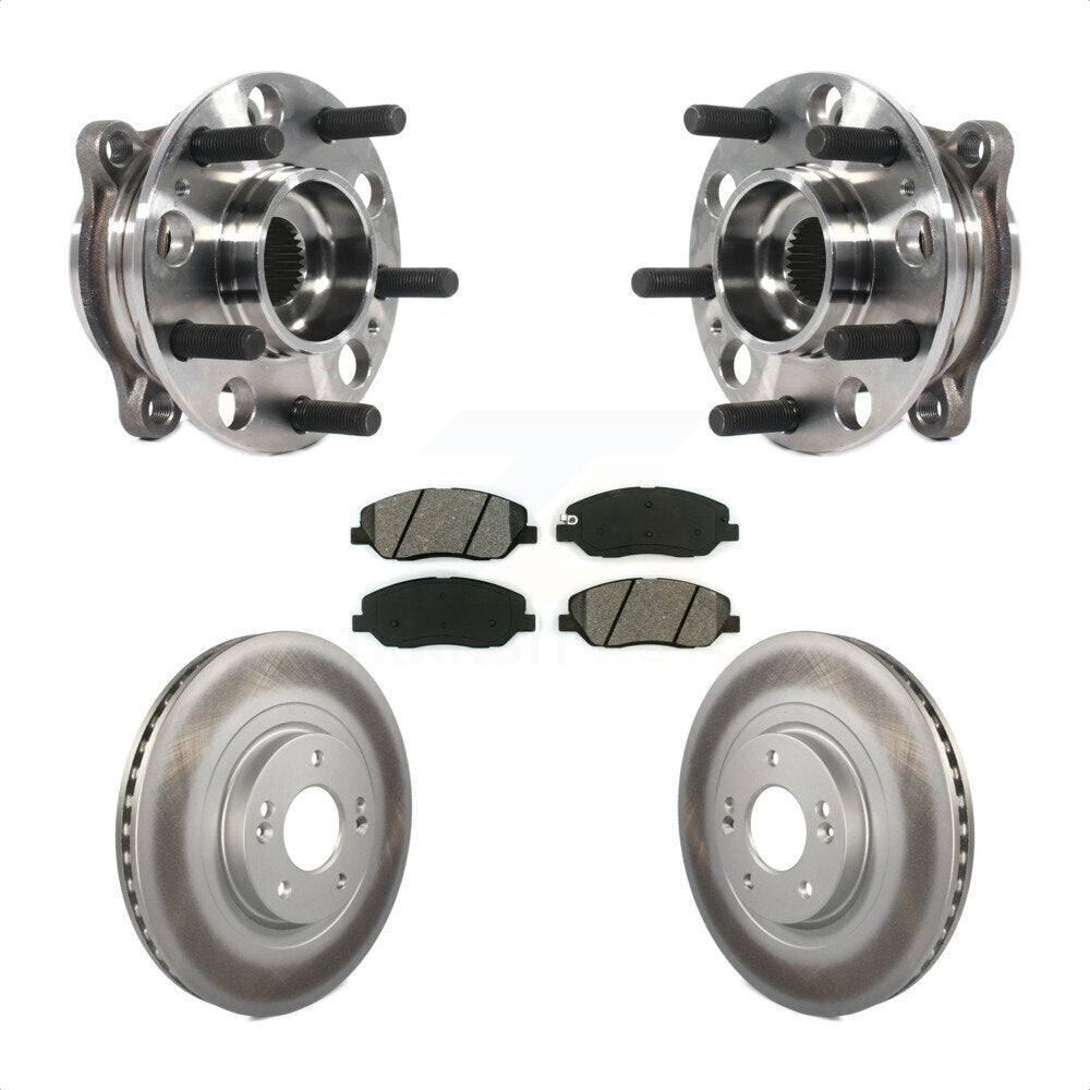 Kit de plaquettes de Rotor de frein, ensemble de roulements de moyeu avant, pour Hyundai Santa Fe XL 3.3