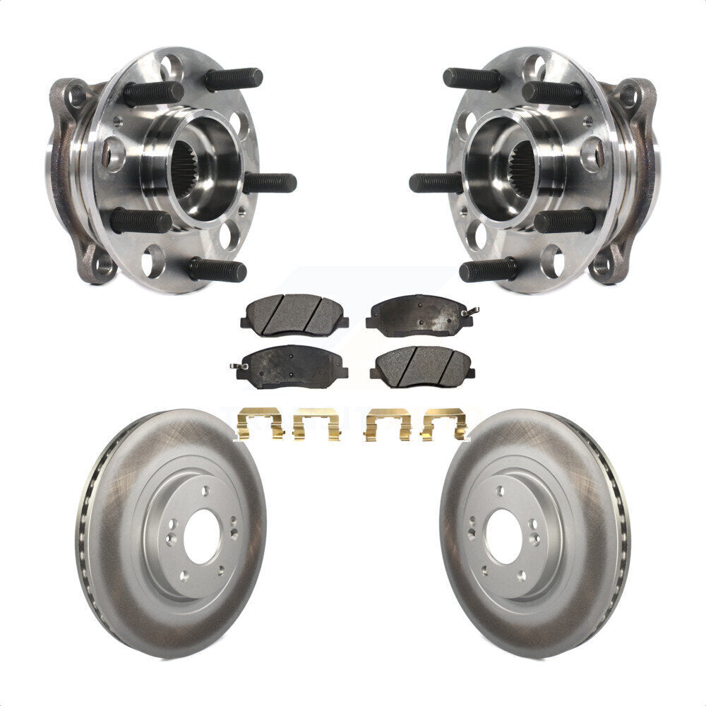 Kit de plaquettes de Rotor de frein, ensemble de roulements de moyeu avant, pour Hyundai Santa Fe XL 3.3