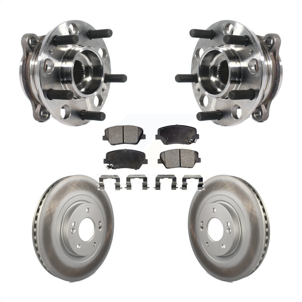 Kit de plaquettes de Rotor de frein, roulement de moyeu avant, pour Hyundai Santa Fe Sport 2,4 l 2.0