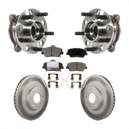 Kit de Rotor et plaquettes de frein revêtus de roulement de moyeu avant, pour Kia Sorento Hyundai Santa F