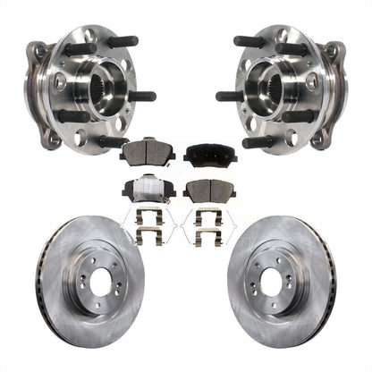 Kit de Rotor et de plaquettes de frein, roulement de moyeu avant, pour Kia Sorento Hyundai Santa Fe Spor