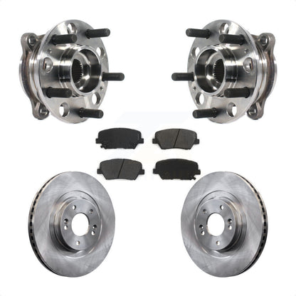 Kit de Rotor et de plaquettes de frein, roulement de moyeu avant, pour Kia Sorento Hyundai Santa Fe Spor