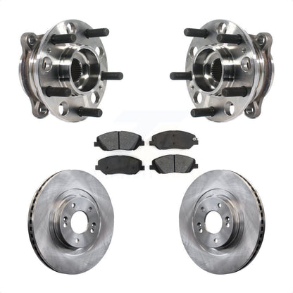 Ensemble de roulements de moyeu avant, Rotor de frein à disque et Kit de plaquettes pour Hyundai Santa Fe X