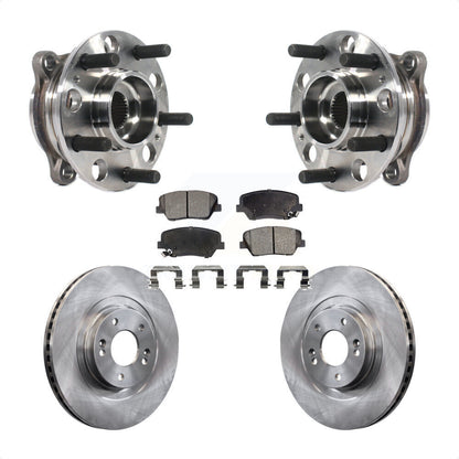 Kit de plaquettes de Rotor de frein, roulement de moyeu avant, pour Hyundai Santa Fe Sport 2,4 l 2.0 15-16