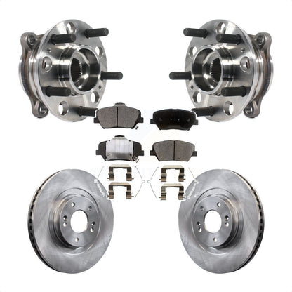 Kit de Rotor et de plaquettes de frein, roulement de moyeu avant, pour Kia Sorento Hyundai Santa Fe Spor