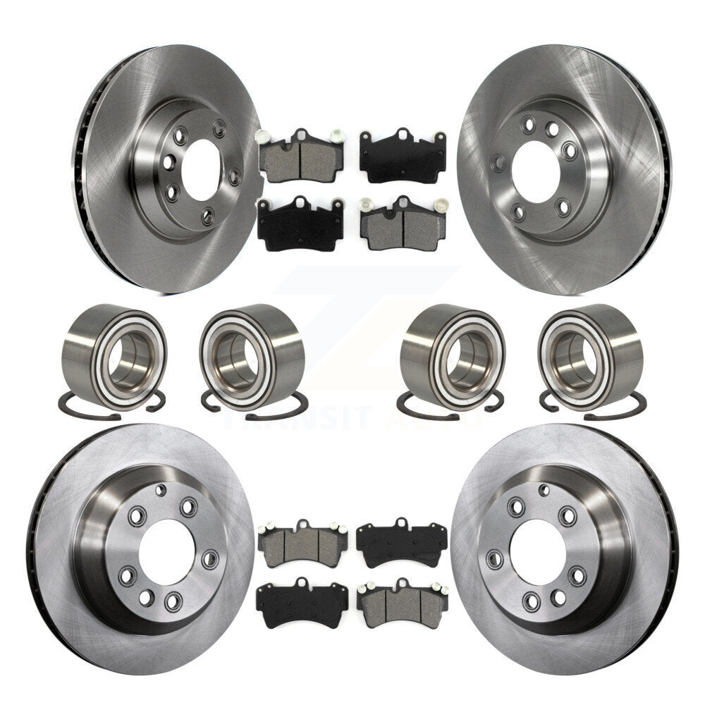 Kit de Rotor et plaquettes de frein à roulement avant et arrière (10 pièces) pour Audi Q7 Volkswagen Touare