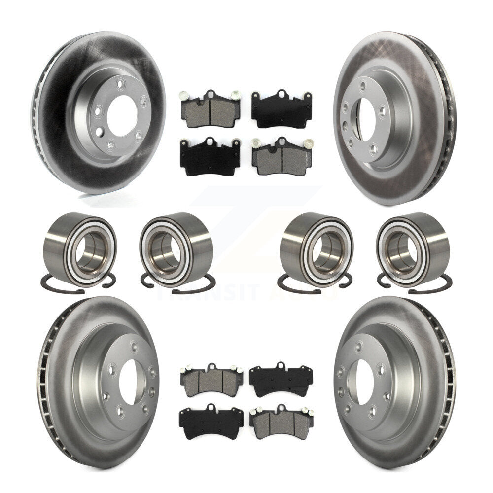 Kit de plaquettes de Rotor de frein à disque revêtu de roulement avant et arrière (10 pièces) pour Audi Q7 volkswagen