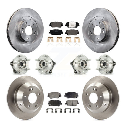 Kit de plaquettes de Rotor de frein, roulement de moyeu avant et arrière (10 pièces) pour Kia Sorento AW 2014 – 2015