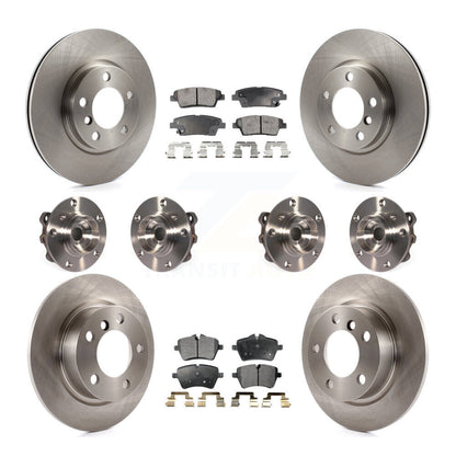 Kit de Rotor et de plaquettes de frein, roulement de moyeu avant et arrière (10 pièces) pour Mini Cooper Countryma