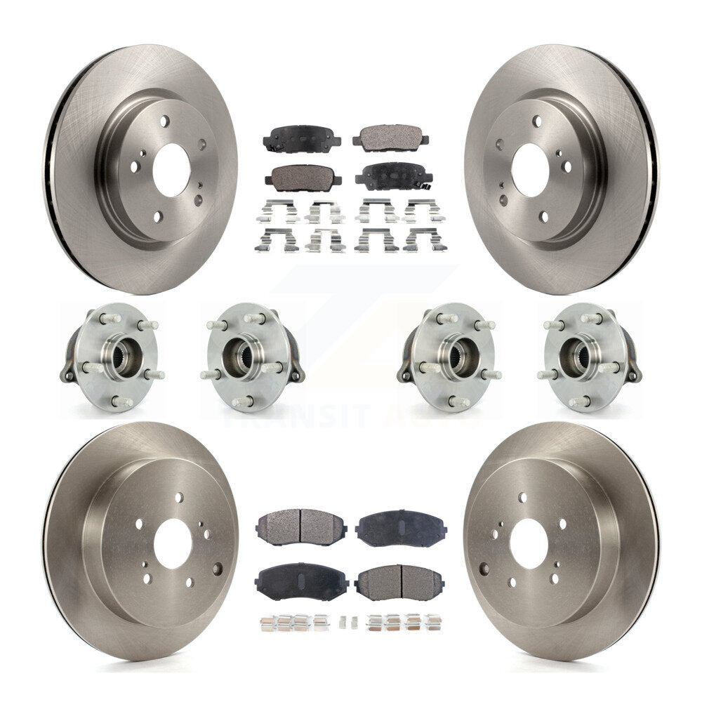 Kit de plaquettes de rotor de frein, roulement de moyeu avant et arrière (10 pièces) pour Suzuki Grand Vitar 09-13