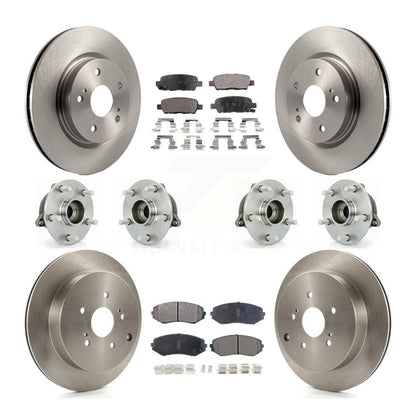 Kit de plaquettes de rotor de frein, roulement de moyeu avant et arrière (10 pièces) pour Suzuki Grand Vitar 09-13