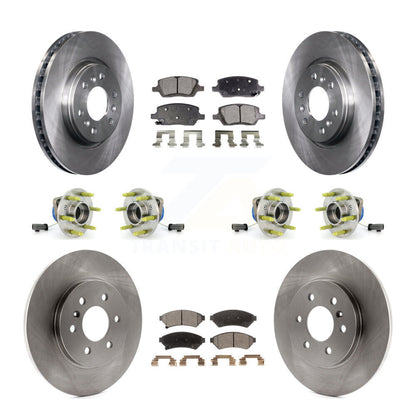 Kit de plaquettes de Rotor de frein, roulement de moyeu avant et arrière (10 pièces) pour Pontiac Montana Chevrole