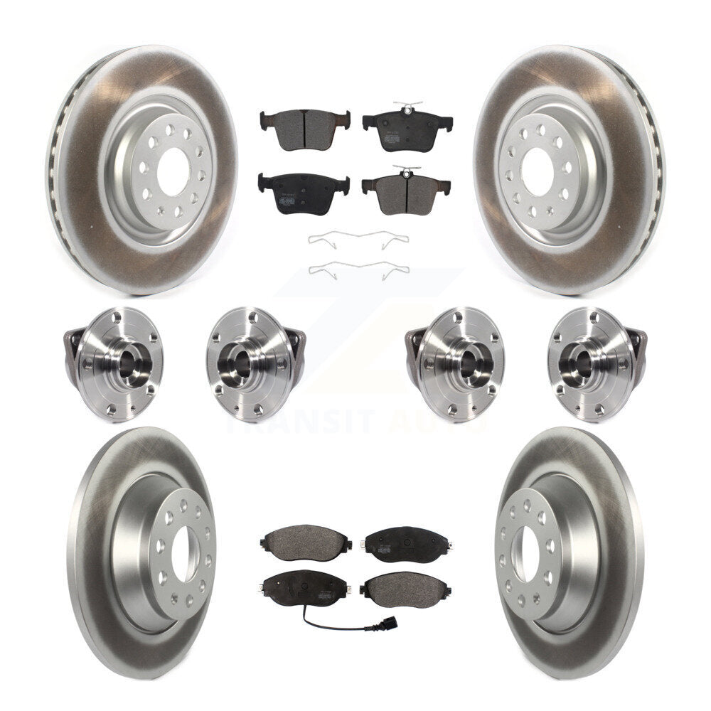 Kit de plaquettes de Rotor de frein, roulement de moyeu avant et arrière (10 pièces) pour Volkswagen Tiguan AW