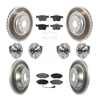 Kit de plaquettes de Rotor de frein, roulement de moyeu avant et arrière (10 pièces) pour Volkswagen Tiguan AW