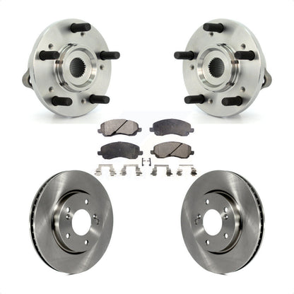 Ensemble de roulement de moyeu avant, Rotor de frein et Kit de plaquettes pour Mitsubishi Galan 2010 – 2012