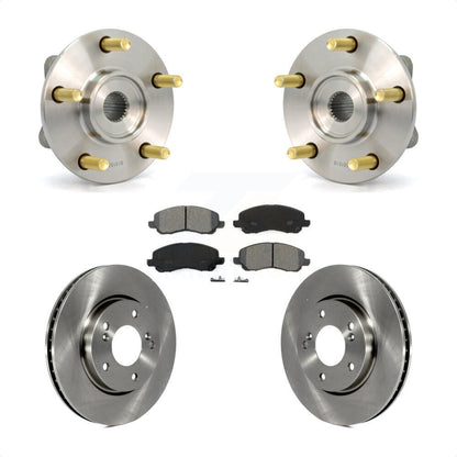 Ensemble de roulement de moyeu avant, Rotor de frein et Kit de plaquettes pour Mitsubishi Galant 2008 2.4