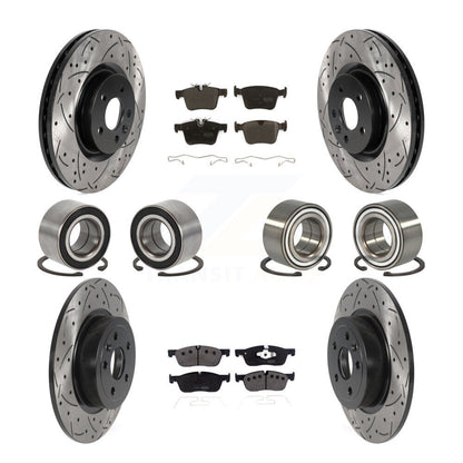 Kit de plaquettes de Rotor de frein revêtues de roulements avant et arrière (10 pièces) pour Land Rover Range Evoqu