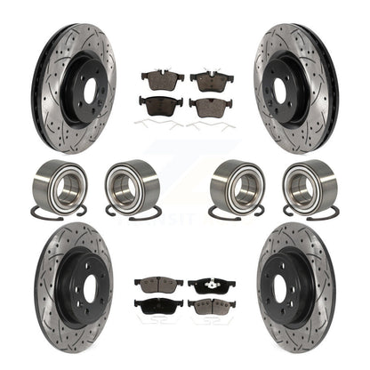 Kit de Rotor et de plaquettes de frein enduits de roulement avant et arrière, pour Land Rover Discovery Spor