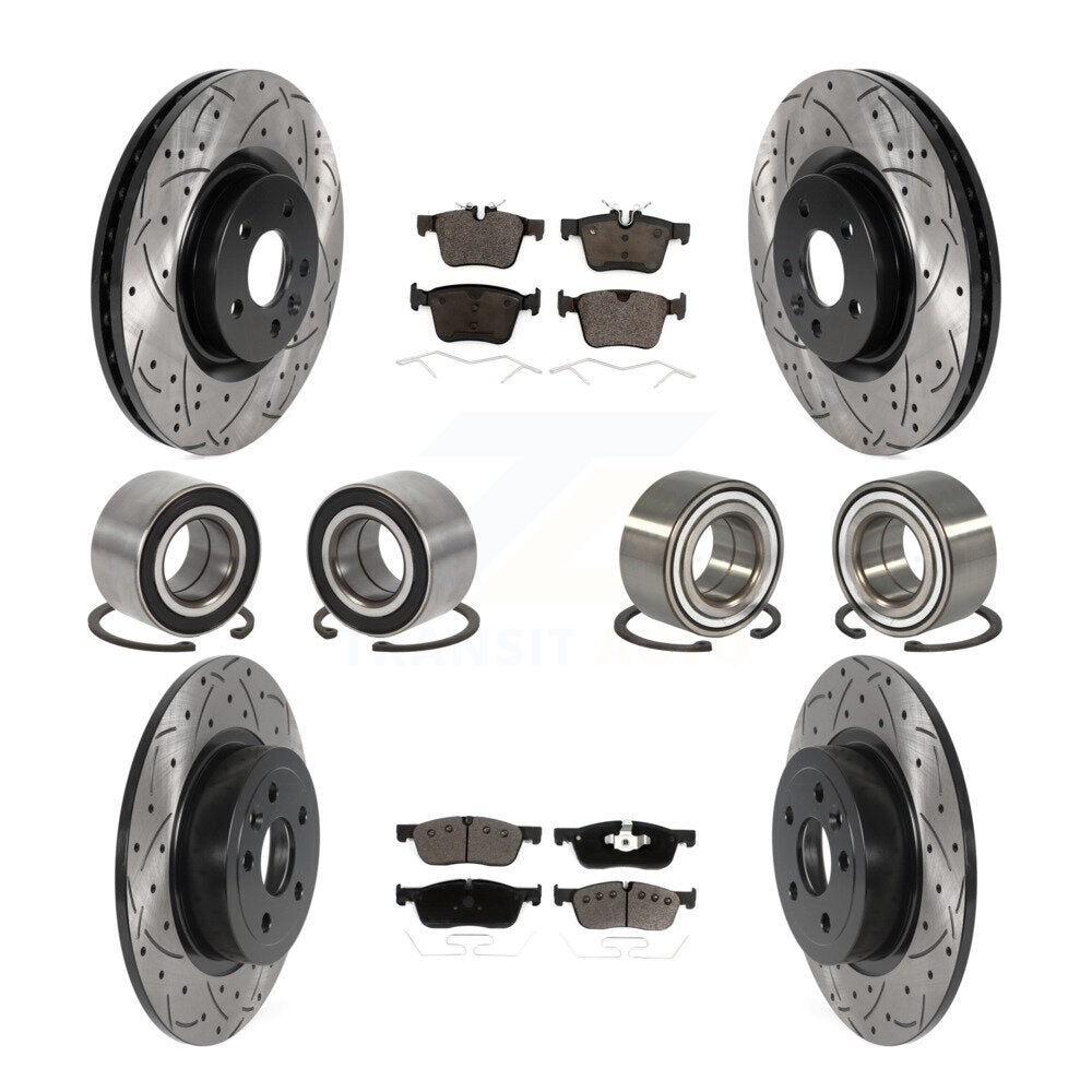Kit de plaquettes de Rotor de frein revêtues de roulements avant et arrière (10 pièces) pour Land Rover Range Evoqu