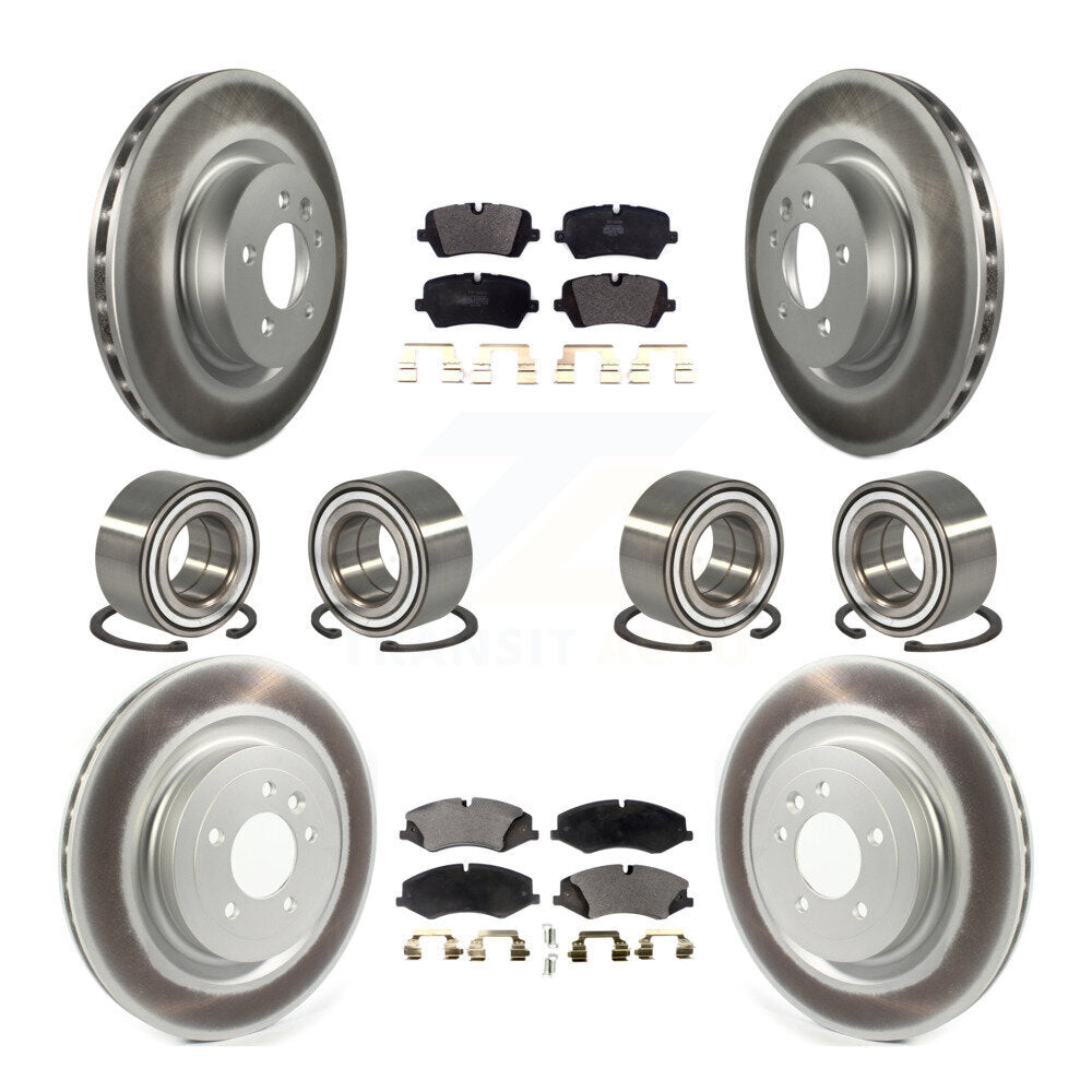 Kit de plaquettes de rotor de frein enduites de roulement avant et arrière (10 pièces) pour Land Rover Range Spor