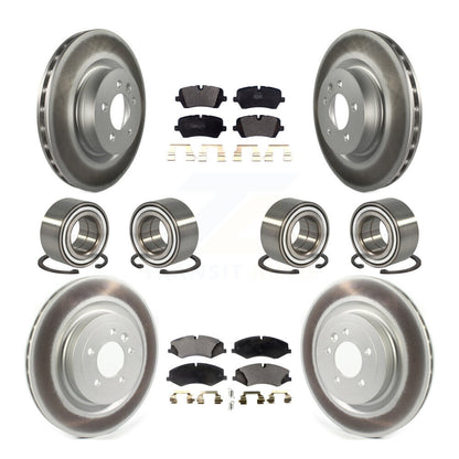 Kit de plaquettes de rotor de frein enduites de roulement avant et arrière (10 pièces) pour Land Rover Range Spor
