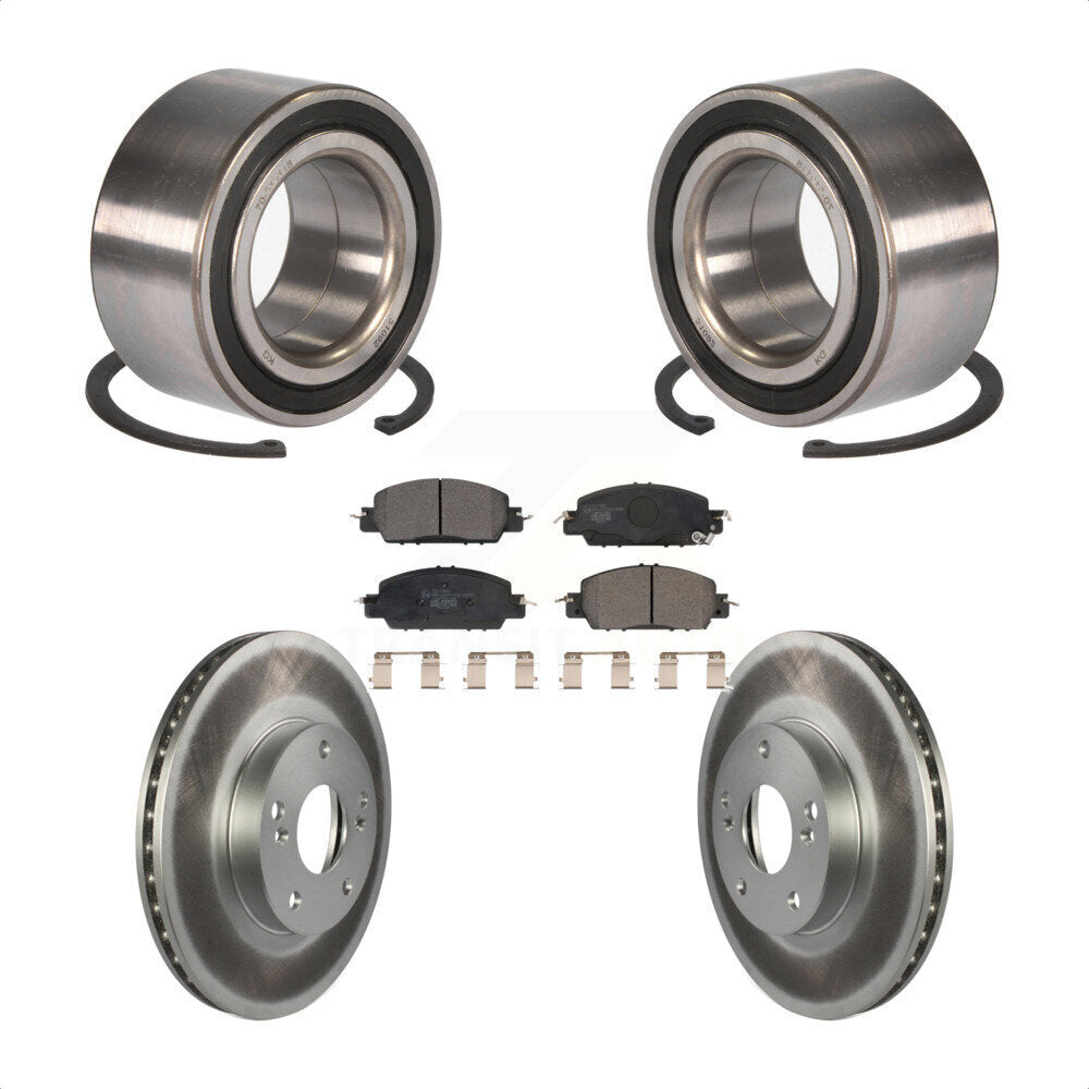 Kit de plaquettes de Rotor de frein de manteau de roulement de roue avant pour 16 Honda Accord LX-S avec 2.4