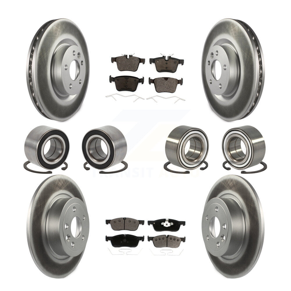 Kit de plaquettes de Rotor de frein revêtues de roulements avant et arrière (10 pièces) pour Land Rover Range Evoqu