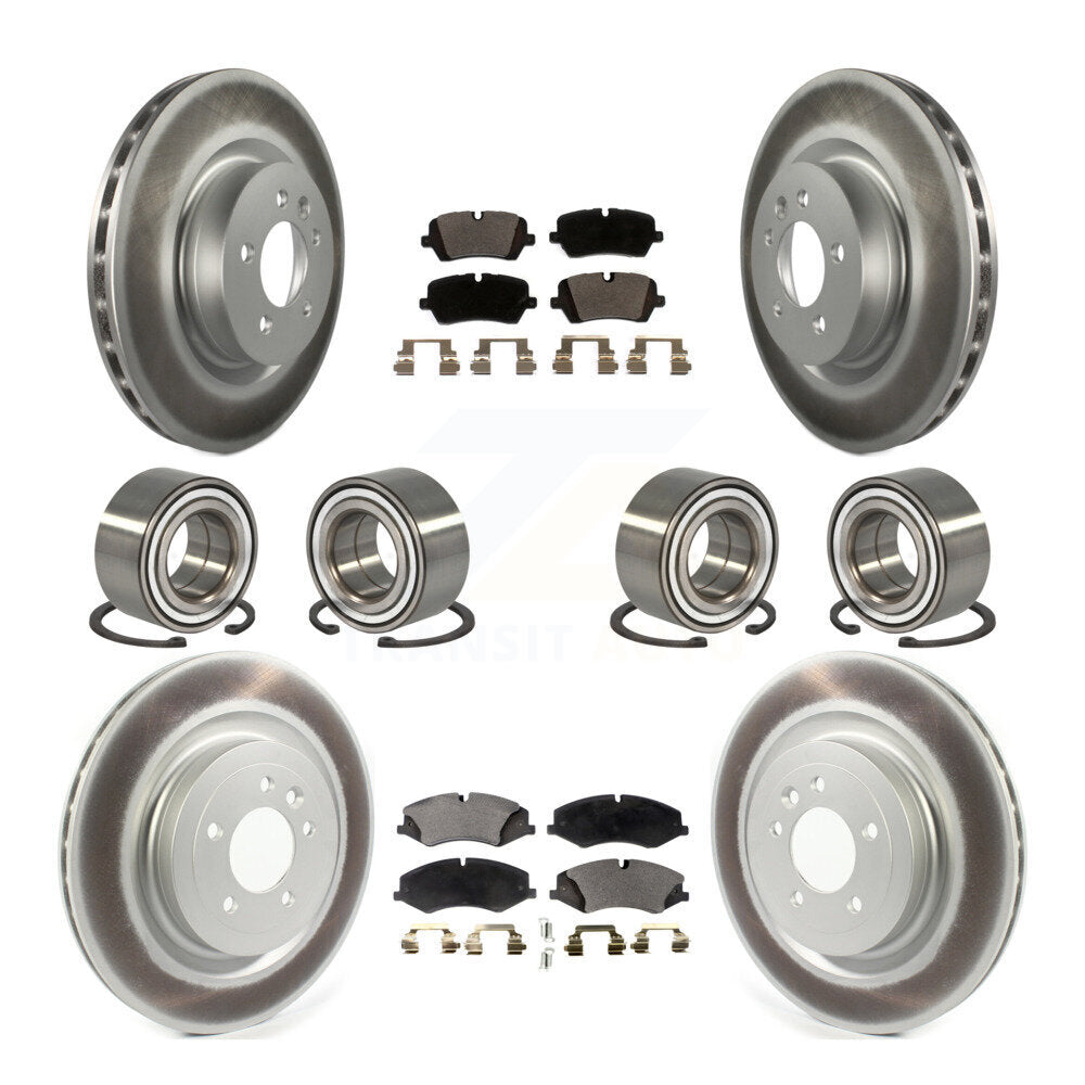 Kit de plaquettes de rotor de frein enduites de roulement avant et arrière (10 pièces) pour Land Rover Range Spor