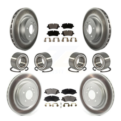 Kit de plaquettes de rotor de frein enduites de roulement avant et arrière (10 pièces) pour Land Rover Range Spor