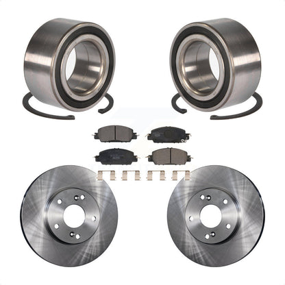 Kit de Rotor et de plaquettes de frein, roulement de roue avant, pour Honda Accord LX-S 2016 avec 2.4