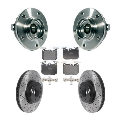 Kit de plaquettes de Rotor de frein, roulement de moyeu avant, fente percée, pour BMW 328i xDrive 320i 228