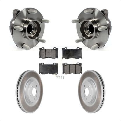 Kit de plaquettes de Rotor de frein, manteau de roulement de moyeu avant, pour INFINITI Q50 G37 Nissan 370Z Q6