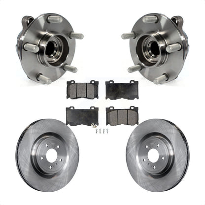 Kit de plaquettes de Rotor de frein, roulement de moyeu avant, pour INFINITI Q50 G37 Nissan 370Z Q60 M37