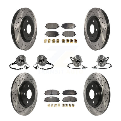 Kit de plaquettes de Rotor de frein, manteau de roulement avant et arrière (10 pièces) pour remorquage Dodge Grand Caravan